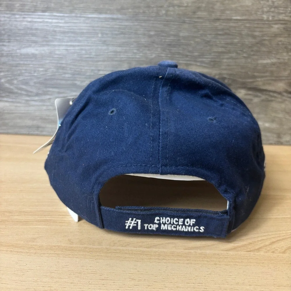 Vintage Valvoline Hat Strap Back Blue Racing Cummins Nascar Adjustable